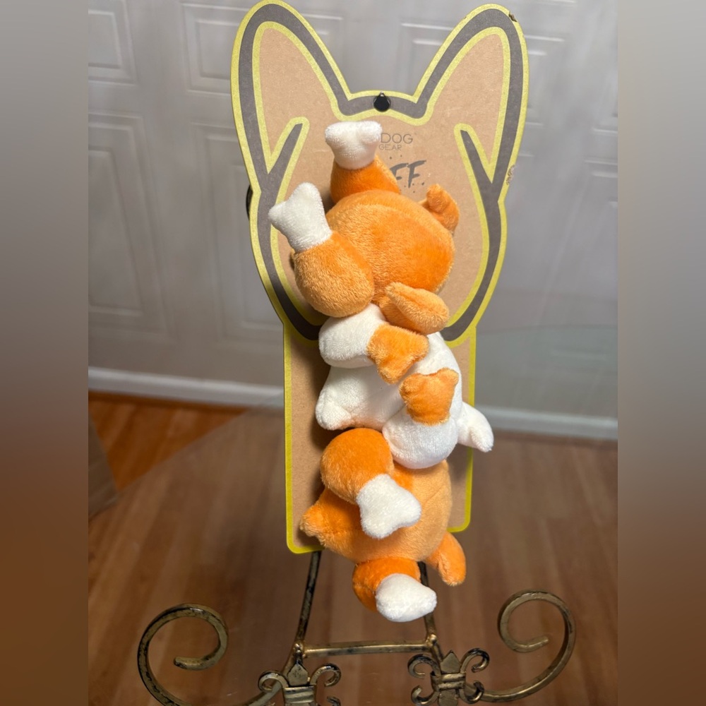 Dog  NANDOG PET GEAR Halloween turkey Mini Plush Dog Toys  Set of 3 Squeaky